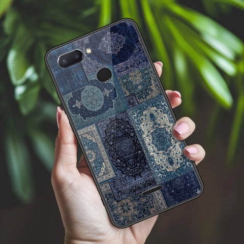 Xiaomi Redmi 6 Cover - ONation Persian Rugs Series 2 - HQ Ultra Shine Premium Infinity Glass Soft Silicon Borders Case