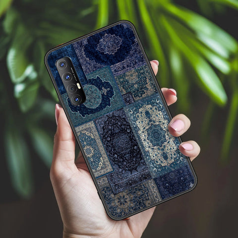 Oppo Reno 3 Pro Cover - ONation Persian Rugs Series 2 - HQ Ultra Shine Premium Infinity Glass Soft Silicon Borders Case