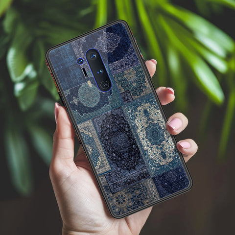 OnePlus 8 Pro Cover - ONation Persian Rugs Series 2 - HQ Ultra Shine Premium Infinity Glass Soft Silicon Borders Case