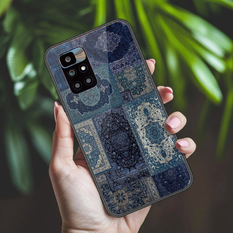 Xiaomi Redmi 10 Prime Cover - ONation Persian Rugs Series 2 - HQ Ultra Shine Premium Infinity Glass Soft Silicon Borders Case