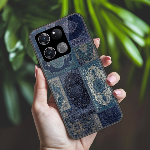 OnePlus Ace Racing Cover - ONation Persian Rugs Series 2 - HQ Ultra Shine Premium Infinity Glass Soft Silicon Borders Case