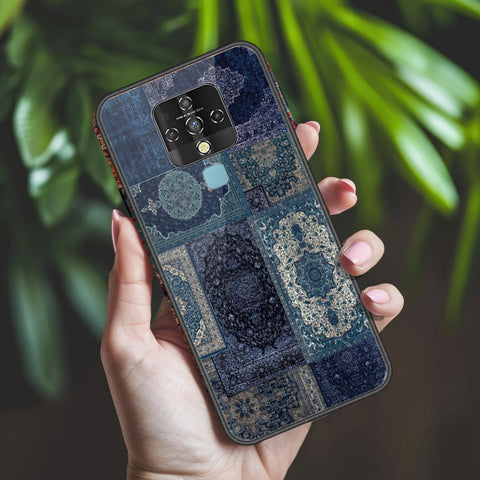 Tecno Camon 16 Cover - ONation Persian Rugs Series 2 - HQ Ultra Shine Premium Infinity Glass Soft Silicon Borders Case