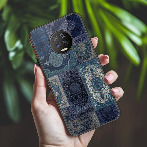Infinix Note 7 Cover - ONation Persian Rugs Series 2 - HQ Ultra Shine Premium Infinity Glass Soft Silicon Borders Case