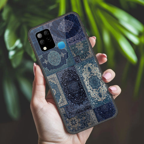 Infinix Hot 10s Cover - ONation Persian Rugs Series 2 - HQ Ultra Shine Premium Infinity Glass Soft Silicon Borders Case