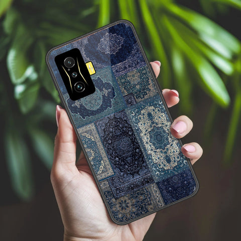 Xiaomi Poco F4 GT Cover - ONation Persian Rugs Series 2 - HQ Ultra Shine Premium Infinity Glass Soft Silicon Borders Case