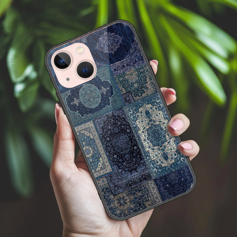 iPhone 14 - ONation Persian Rugs Series 2 - HQ Ultra Shine Premium Infinity Glass Soft Silicon Borders Case