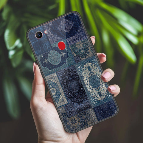 Oppo F7 Cover - ONation Persian Rugs Series 2 - HQ Ultra Shine Premium Infinity Glass Soft Silicon Borders Case