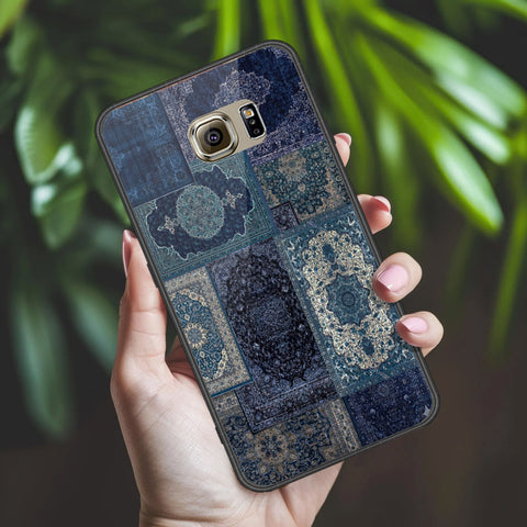 Samsung Galaxy S6 Cover - ONation Persian Rugs Series 2 - HQ Ultra Shine Premium Infinity Glass Soft Silicon Borders Case