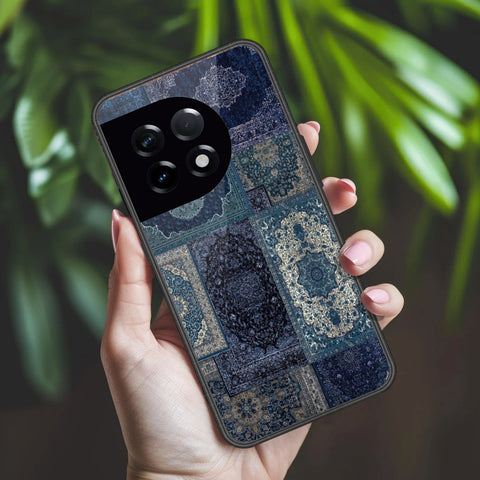 OnePlus 11R Cover - ONation Persian Rugs Series 2 - HQ Ultra Shine Premium Infinity Glass Soft Silicon Borders Case