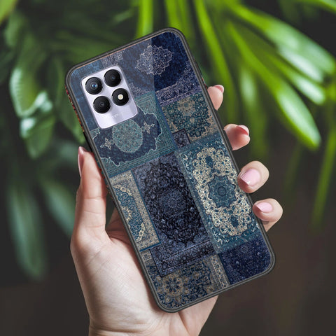 Realme 8i Cover - ONation Persian Rugs Series 2 - HQ Ultra Shine Premium Infinity Glass Soft Silicon Borders Case