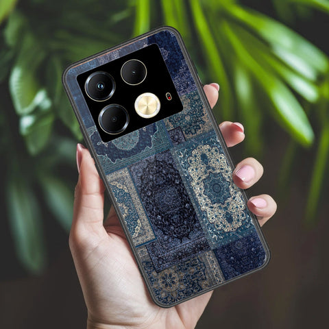 Infinix Note 40S Cover - Onation Persian Rugs Series 2 - HQ Ultra Shine Premium Infinity Glass Soft Silicon Borders Case