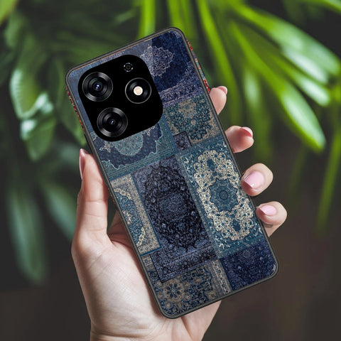 Tecno Spark 10 Pro Cover - ONation Persian Rugs Series 2 - HQ Ultra Shine Premium Infinity Glass Soft Silicon Borders Case
