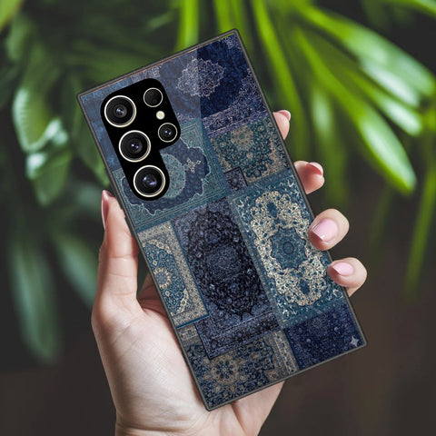 Samsung Galaxy S25 Ultra Cover - Onation Persian Rugs Series 2 - HQ Ultra Shine Premium Infinity Glass Soft Silicon Borders Case