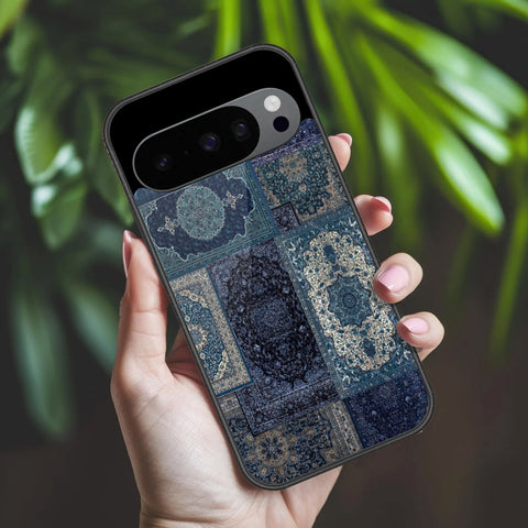 Google Pixel 10 Pro Cover - ONation Persian Rugs Series 2 - HQ Ultra Shine Premium Infinity Glass Soft Silicon Borders Case