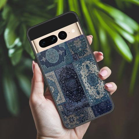 Google Pixel 7 Pro Cover - ONation Persian Rugs Series 2 - HQ Ultra Shine Premium Infinity Glass Soft Silicon Borders Case