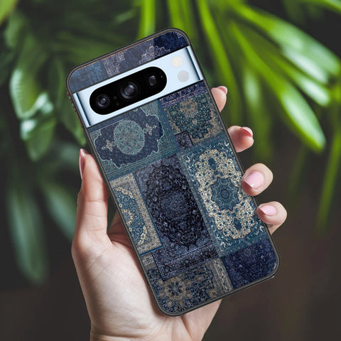Google Pixel 8 Pro Cover - ONation Persian Rugs Series 2 - HQ Ultra Shine Premium Infinity Glass Soft Silicon Borders Case