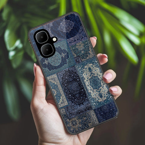 Infinix Pop 10 Cover - ONation Persian Rugs Series 2 - HQ Ultra Shine Premium Infinity Glass Soft Silicon Borders Case