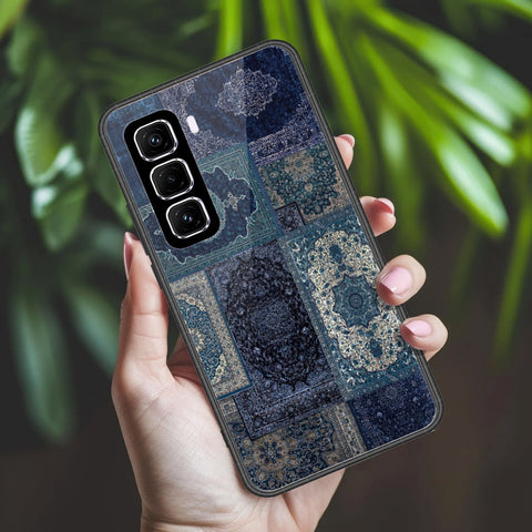 Infinix Hot 50 Pro Plus Cover - ONation Persian Rugs Series 2 - HQ Ultra Shine Premium Infinity Glass Soft Silicon Borders Case