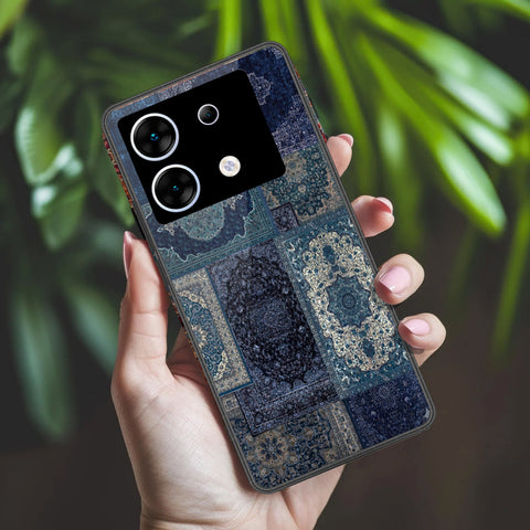 Infinix Zero 30 5G Cover - ONation Persian Rugs Series 2 - HQ Ultra Shine Premium Infinity Glass Soft Silicon Borders Case