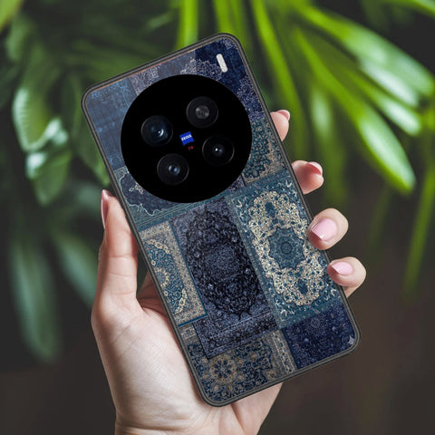 Vivo V7 Plus Cover - ONation Persian Rugs Series 2 - HQ Ultra Shine Premium Infinity Glass Soft Silicon Borders Case