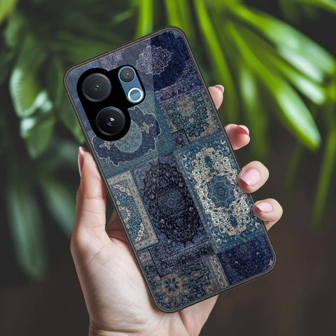 Vivo Y200 (2025) Cover - ONation Persian Rugs Series 2 - HQ Ultra Shine Premium Infinity Glass Soft Silicon Borders Case