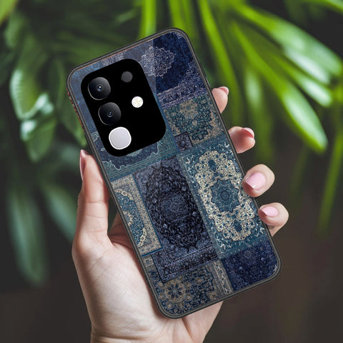 Vivo Y300t Cover - ONation Persian Rugs Series 2 - HQ Ultra Shine Premium Infinity Glass Soft Silicon Borders Case
