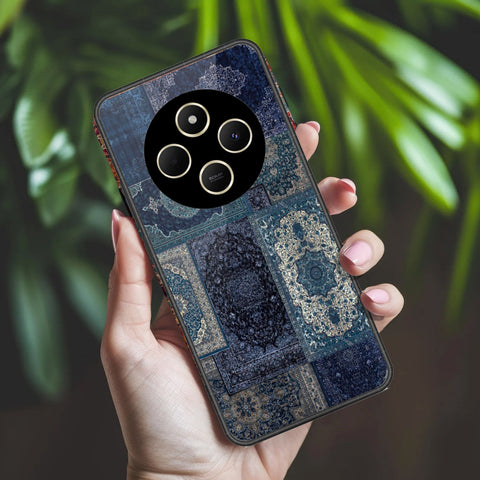 Xiaomi Redmi 14C Cover - ONation Persian Rugs Series 2 - HQ Ultra Shine Premium Infinity Glass Soft Silicon Borders Case