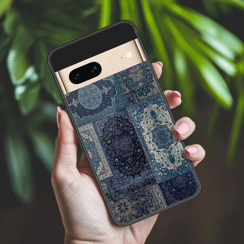 Google Pixel 7 Cover - ONation Persian Rugs Series 2 - HQ Ultra Shine Premium Infinity Glass Soft Silicon Borders Case