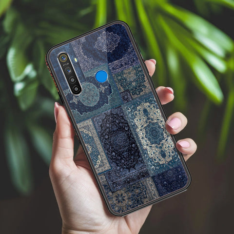 Realme Narzo 20A Cover - ONation Persian Rugs Series 2 - HQ Ultra Shine Premium Infinity Glass Soft Silicon Borders Case