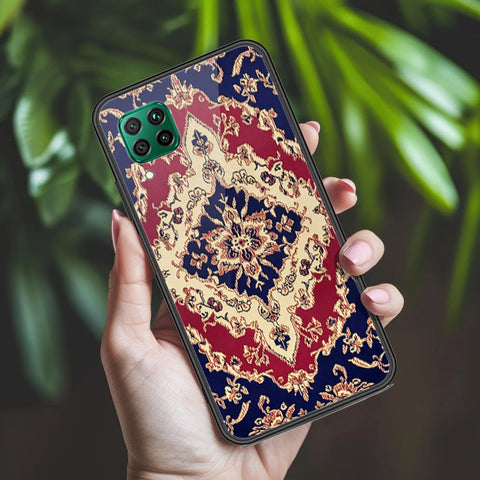 Huawei Nova 7i Cover - ONation Persian Rugs Series 2 - HQ Ultra Shine Premium Infinity Glass Soft Silicon Borders Case