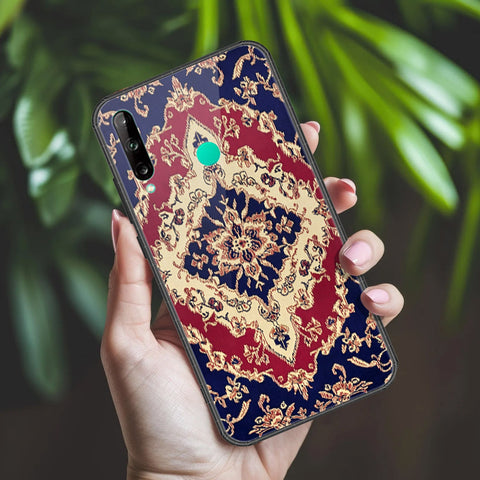 Huawei P40 lite E Cover - ONation Persian Rugs Series 2 - HQ Ultra Shine Premium Infinity Glass Soft Silicon Borders Case