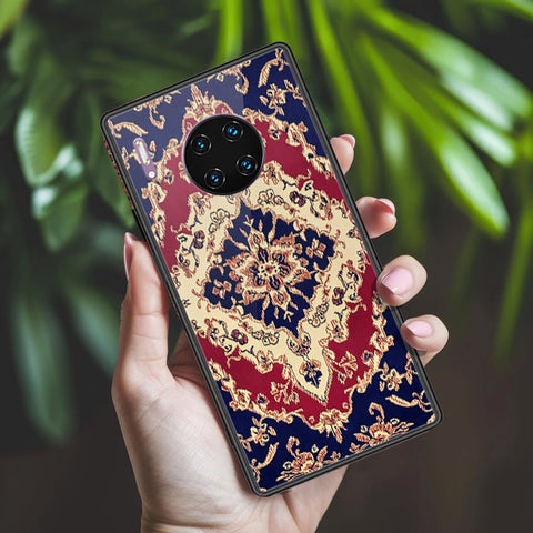 Huawei Mate 30 Pro Cover - ONation Persian Rugs Series 2 - HQ Ultra Shine Premium Infinity Glass Soft Silicon Borders Case