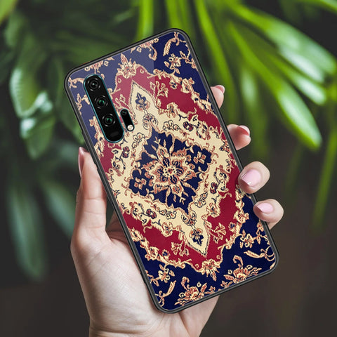 Honor 20 Pro Cover - ONation Persian Rugs Series 2 - HQ Ultra Shine Premium Infinity Glass Soft Silicon Borders Case