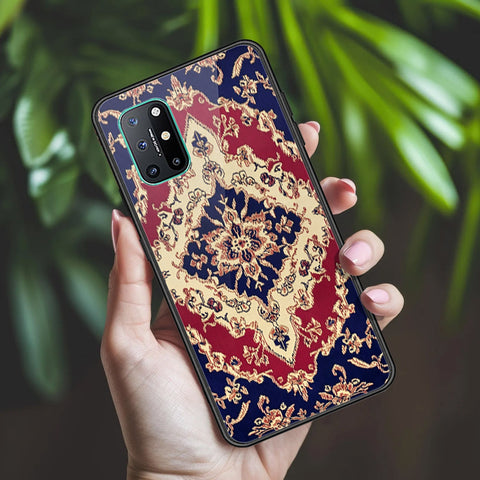 OnePlus 8T Cover - ONation Persian Rugs Series 2 - HQ Ultra Shine Premium Infinity Glass Soft Silicon Borders Case