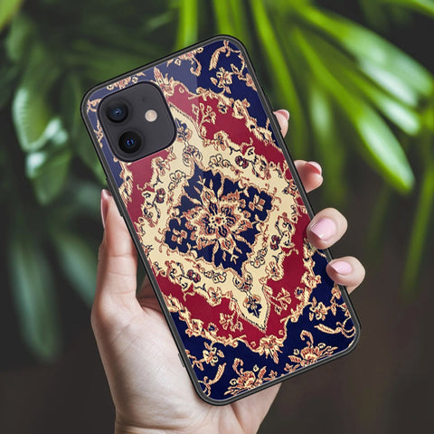 iPhone 12 Mini Cover - ONation Persian Rugs Series 2 - HQ Ultra Shine Premium Infinity Glass Soft Silicon Borders Case