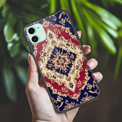 iPhone 11 - ONation Persian Rugs Series 2 - HQ Ultra Shine Premium Infinity Glass Soft Silicon Borders Case