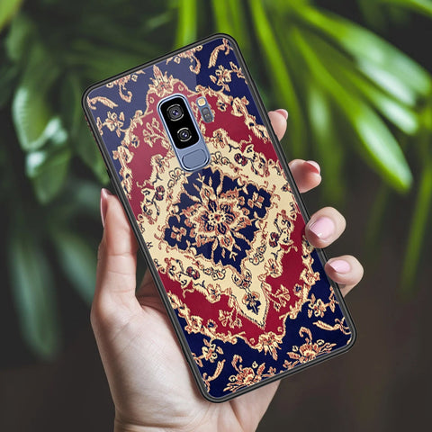 Samsung Galaxy S9 Plus Cover - ONation Persian Rugs Series 2 - HQ Ultra Shine Premium Infinity Glass Soft Silicon Borders Case