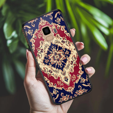 Samsung Galaxy S9 Cover - ONation Persian Rugs Series 2 - HQ Ultra Shine Premium Infinity Glass Soft Silicon Borders Case