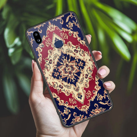 Samsung Galaxy A10s Cover - ONation Persian Rugs Series 2 - HQ Ultra Shine Premium Infinity Glass Soft Silicon Borders Case