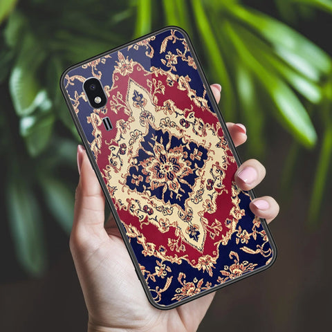 Samsung Galaxy A2 Core Cover - ONation Persian Rugs Series 2 - HQ Ultra Shine Premium Infinity Glass Soft Silicon Borders Case
