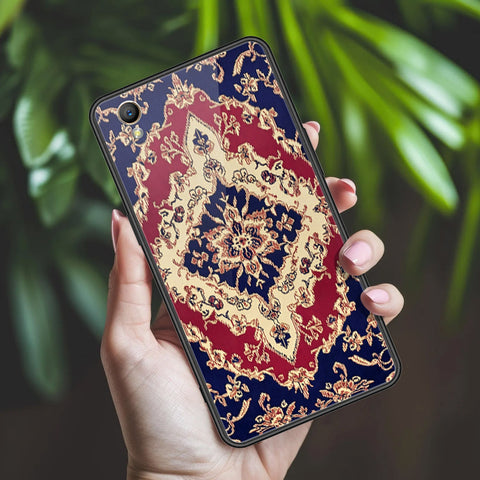 Oppo A37 Cover - ONation Persian Rugs Series 2 - HQ Ultra Shine Premium Infinity Glass Soft Silicon Borders Case