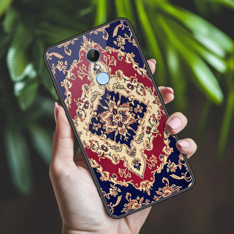 Xiaomi Redmi Note 5 / Redmi 5 Plus Cover - ONation Persian Rugs Series 2 - HQ Ultra Shine Premium Infinity Glass Soft Silicon Borders Case