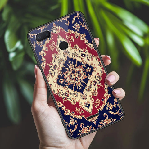 Xiaomi Redmi 6 Cover - ONation Persian Rugs Series 2 - HQ Ultra Shine Premium Infinity Glass Soft Silicon Borders Case