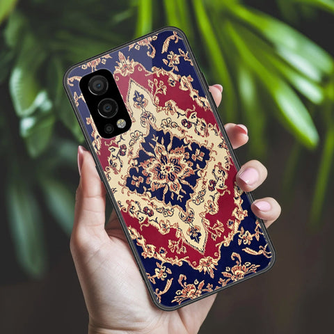 OnePlus Nord 2 Cover - ONation Persian Rugs Series 2 - HQ Ultra Shine Premium Infinity Glass Soft Silicon Borders Case
