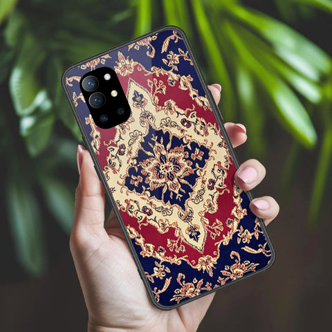 OnePlus 9R Cover - ONation Persian Rugs Series 2 - HQ Ultra Shine Premium Infinity Glass Soft Silicon Borders Case