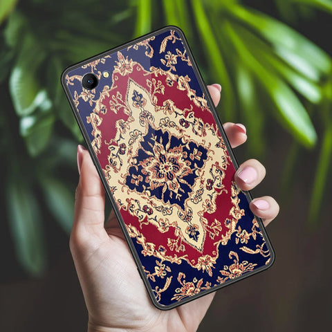 Oppo A3 Cover - ONation Persian Rugs Series 2 - HQ Ultra Shine Premium Infinity Glass Soft Silicon Borders Case
