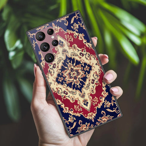Samsung Galaxy S22 Ultra 5G Cover - ONation Persian Rugs Series 2 - HQ Ultra Shine Premium Infinity Glass Soft Silicon Borders Case