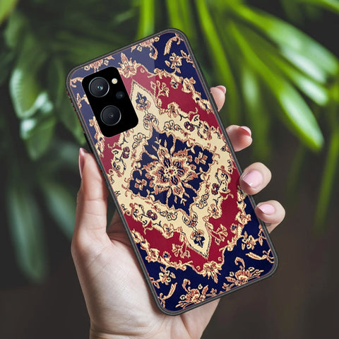 Realme 9i Cover - ONation Persian Rugs Series 2 - HQ Ultra Shine Premium Infinity Glass Soft Silicon Borders Case