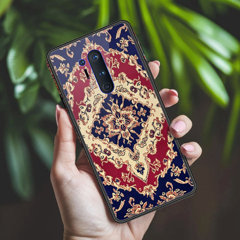OnePlus 8 Pro Cover - ONation Persian Rugs Series 2 - HQ Ultra Shine Premium Infinity Glass Soft Silicon Borders Case