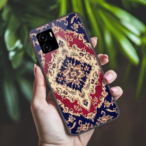 Vivo Y15a Cover - ONation Persian Rugs Series 2 - HQ Ultra Shine Premium Infinity Glass Soft Silicon Borders Case